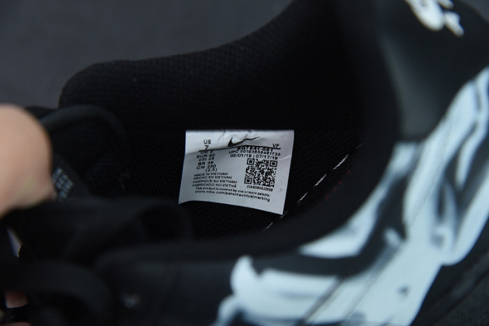 air force 1 low black skeleton halloween (2019)