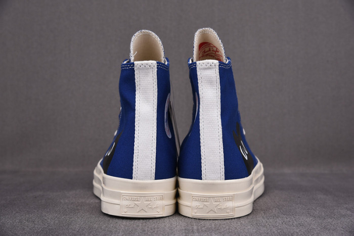 converse chuck taylor all-star 70 hi comme des garcons play blue
