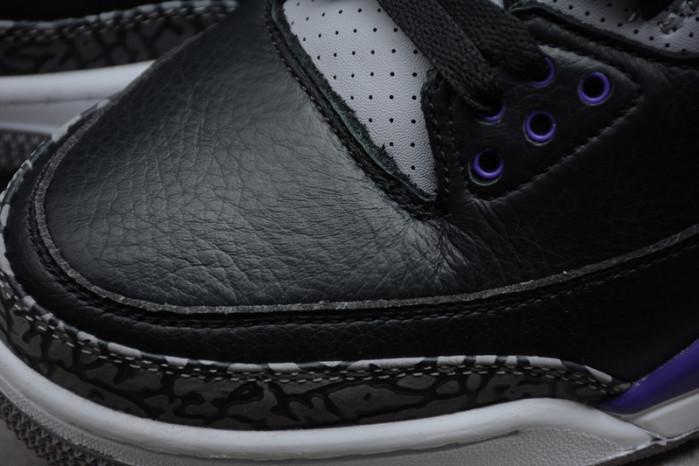 air jordan 3 retro black court purple ct8532-050