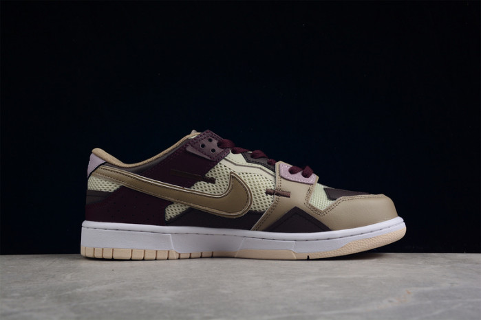 nike dunk low scrap latte - dh7450-100