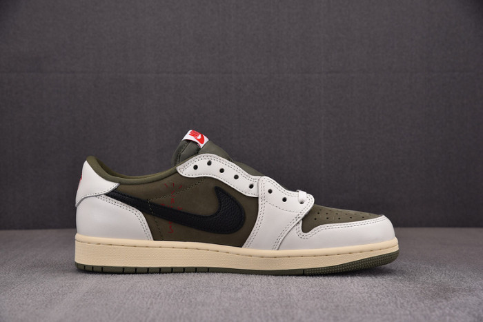 travis scott x air jordan 1 low og medium olive