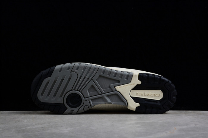 new balance 550 cream black