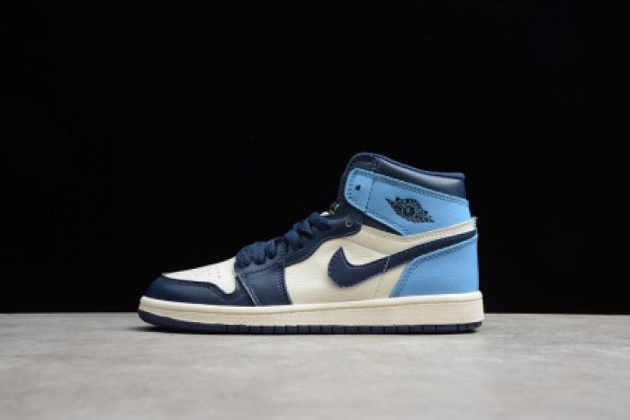 AIR JORDAN 1 RETRO HIGH OBSIDIAN UNC Kids-555088-140