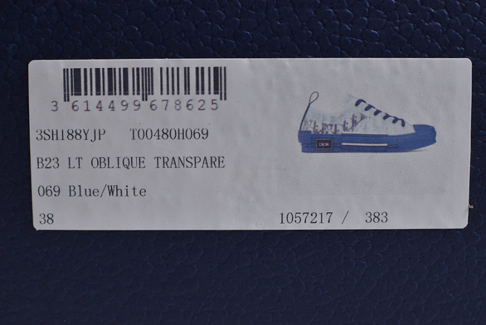 b23 oblique low top sneaker