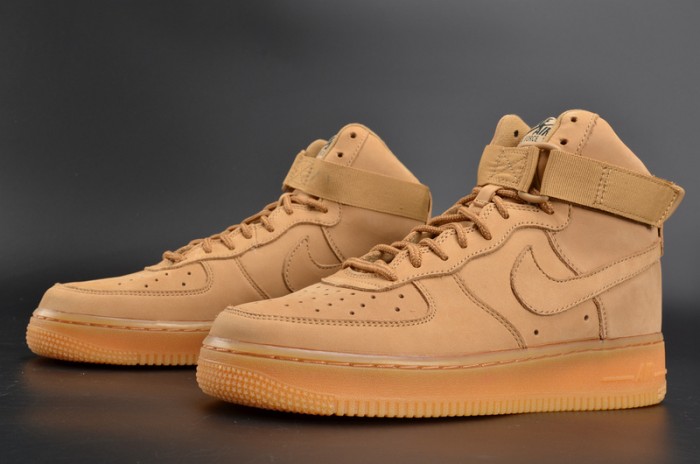 nike air force 1 high “flax” 882096-200
