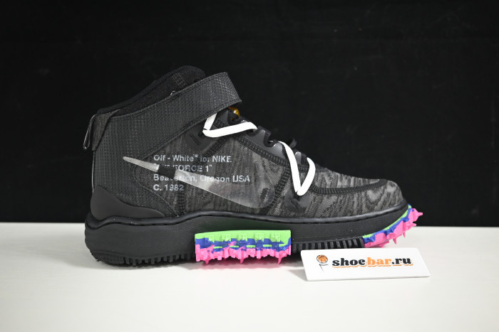FW Nike Air Force 1 Mid BLACK DO6290-001