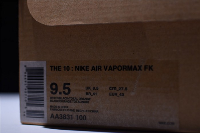 fw nike air vapormax 2018 white aa3831-100
