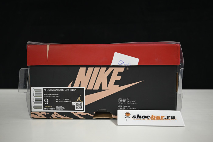 jordan 1 retro low og sp solefly - dn3400-001