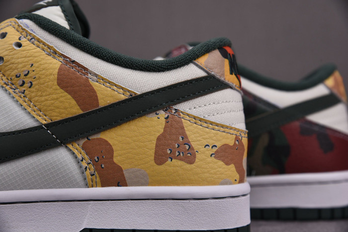 nike dunk low se sail multi-camo - dh0957-100