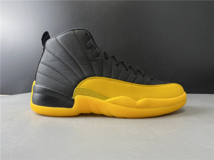 air jordan 12 retro black university gold 130690-070