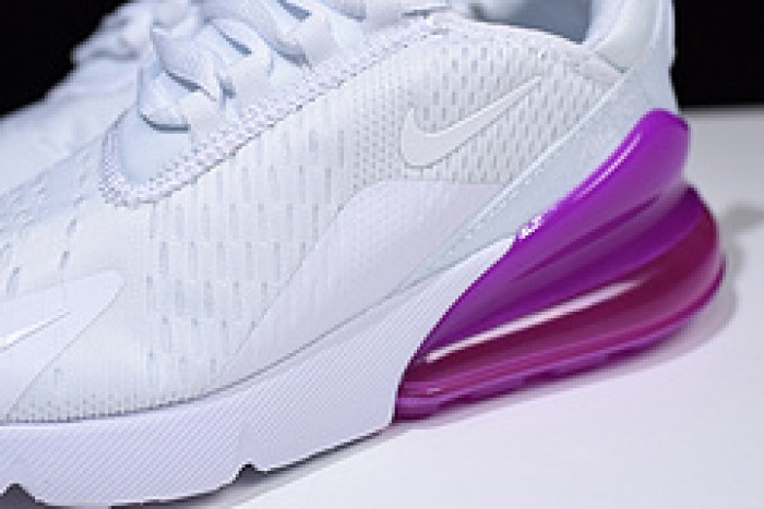 Nike womens Air Max 270 white purple AH6789 106