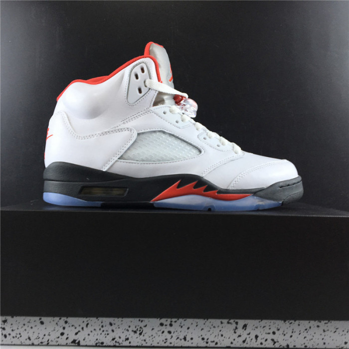 air jordan 5 retro fire red silver tongue (2020) da1911-102