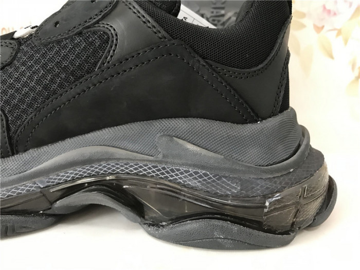 balen triple s clear sole black 541624 w09o1 1000