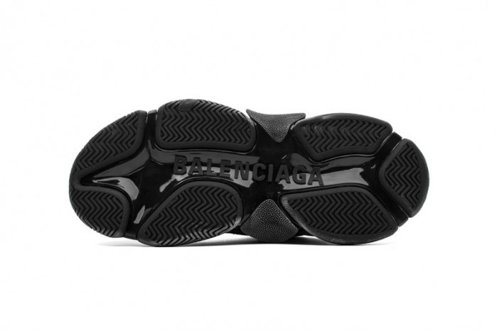 balen triple s clear sole black 541624 w09o1 1000