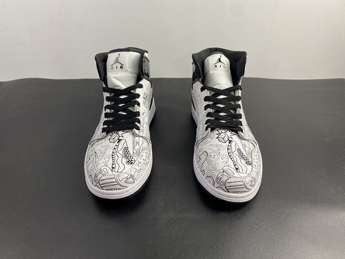 air jordan1 mid aj1 dc4099-100