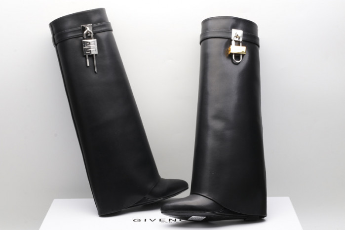 give*chy shark leather boots