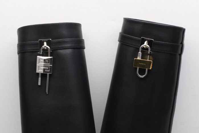 give*chy shark leather boots